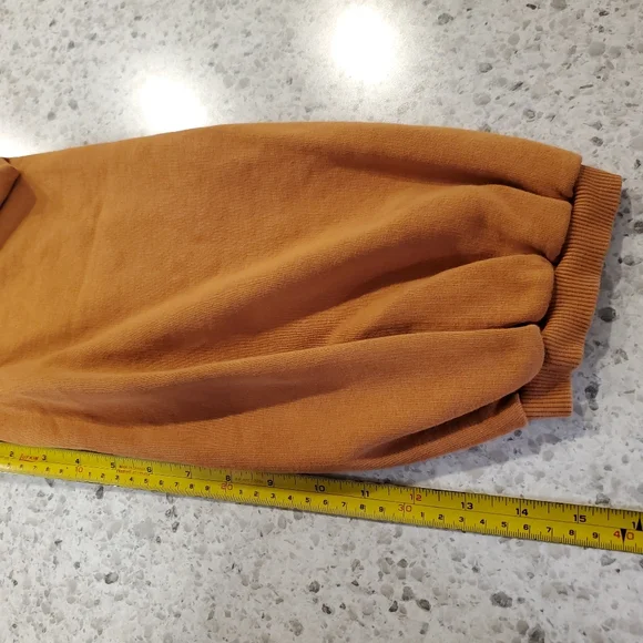 Zara Medium Sweater Trafaluc Striped Oversized Top Sunset Western Orange Aztec - Picture 14 of 16